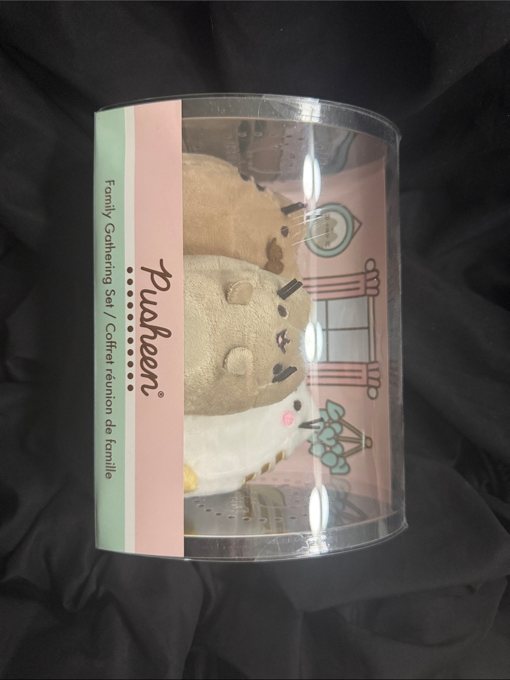 Pusheen Plush Family Set in Pink, Brown & White